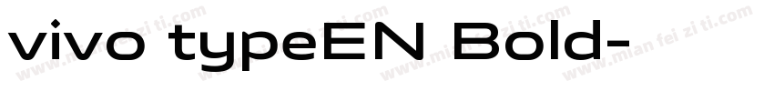 vivo typeEN Bold字体转换